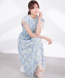 PROPORTION BODY DRESSING（プロポーションボディドレッシング）の「２ＷＡＹスリーブ花柄シャーリングワンピース / 1216140400（ワンピース）」