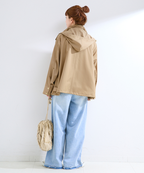 手洗い可 / 撥水 / テントショートブルゾン（ブルゾン）｜B.C STOCK