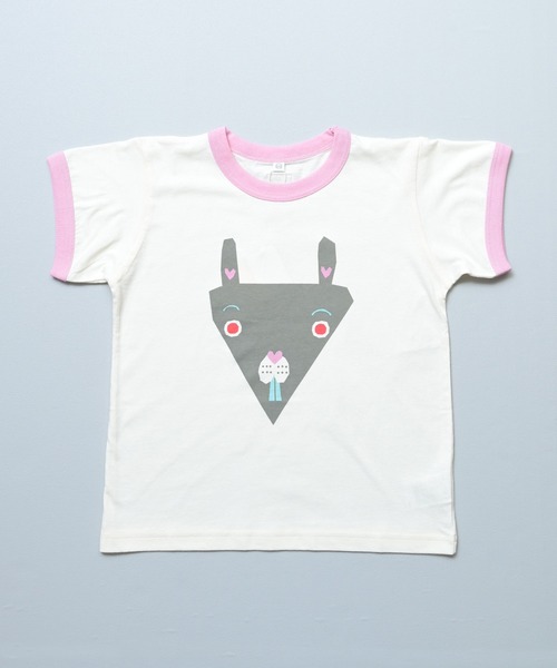 MARKEY'S(マーキーズ)の「OKAOリンガージャスト半袖Tシャツ(Tシャツ/カットソー・キッズ・オレンジ/ピンク/グリーン/ブルー・80/90/95/100/110/120/130/140/150)」の13枚目の写真
