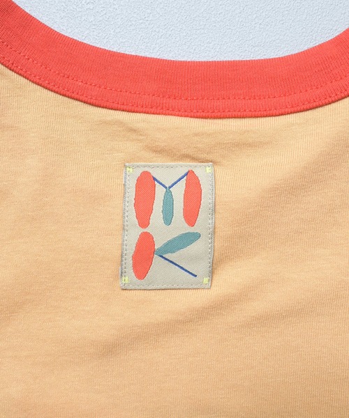 MARKEY'S(マーキーズ)の「OKAOリンガージャスト半袖Tシャツ(Tシャツ/カットソー・キッズ・オレンジ/ピンク/グリーン/ブルー・80/90/95/100/110/120/130/140/150)」の19枚目の写真