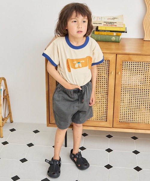 MARKEY'S(マーキーズ)の「OKAOリンガージャスト半袖Tシャツ(Tシャツ/カットソー・キッズ・オレンジ/ピンク/グリーン/ブルー・80/90/95/100/110/120/130/140/150)」の12枚目の写真