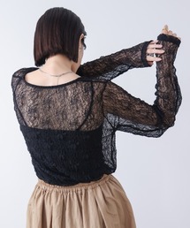 【WEB限定】ストレッチレースプルオーバー