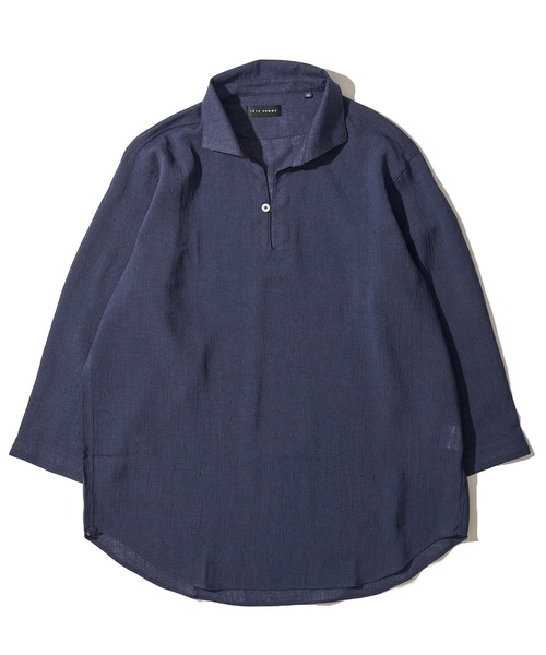 TETE HOMME(テットオム)の「展開店舗限定 リネンライク ウォッシャブル スキッパーシャツ / リラックスシルエット カプリシャツ(シャツ/ブラウス・メンズ・ピンク/グリーン/ベージュ/エメラルド/ホワイト/ネイビー・LARGE/MEDIUM/X-LARGE)」の17枚目の写真