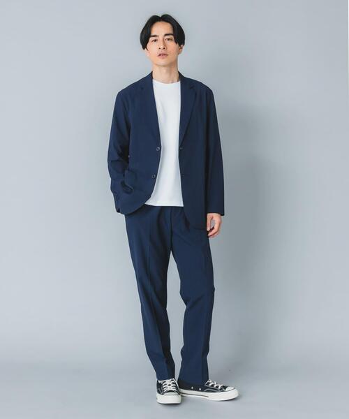 URBAN RESEARCH ROSSO MEN（アーバンリサーチロッソメン）の「『WEB限定』『吸水 / 速乾』『XLサイズあり』Air Stretch イージーセットアップ（セットアップ・メンズ・ネイビー/ブラック/チャコールグレー/ブラウン・MEDIUM/SMALL/X-LARGE/LARGE）」の4枚目の写真