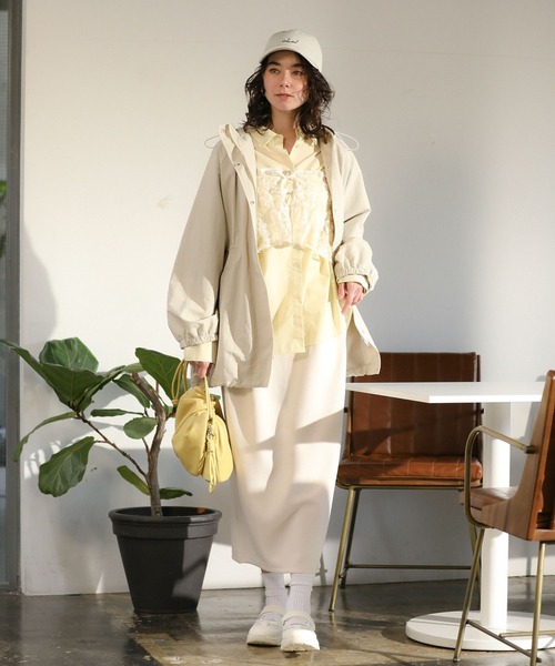 Green　Parks（グリーンパークス）の「ドロストコードメッシュスニーカー（スニーカー・レディース・シルバー/オフホワイト/ブラック・S/L/M）」の7枚目の写真