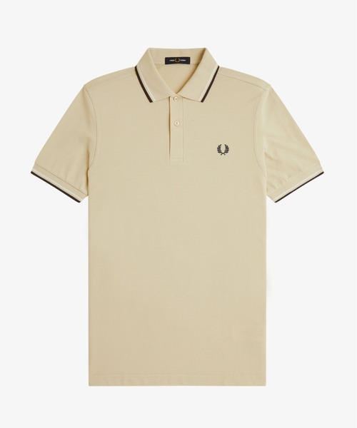FRED PERRY ベージュ ポロシャツ Mサイズ ◇FRED PERRY（フレッドペリー）シャツ（ポロシャツ） | Dessin(Men