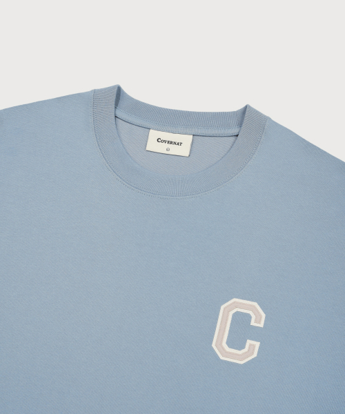 COVERNAT(カバーナット)の「クールコットンシャインCロゴTシャツスカイブルー(Tシャツ/カットソー・メンズ・その他・SMALL/MEDIUM/LARGE/X-LARGE)」の6枚目の写真