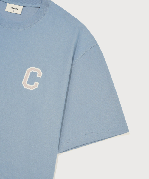 COVERNAT(カバーナット)の「クールコットンシャインCロゴTシャツスカイブルー(Tシャツ/カットソー・メンズ・その他・SMALL/MEDIUM/LARGE/X-LARGE)」の4枚目の写真