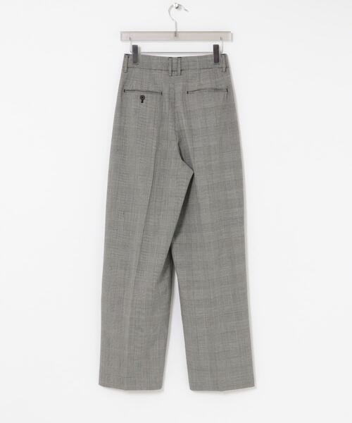 URBAN RESEARCH（アーバンリサーチ）の「new basic　HIGH TWIST WOOL PANTS（その他パンツ・レディース・ブラック/チェック・40/38/36）」の9枚目の写真