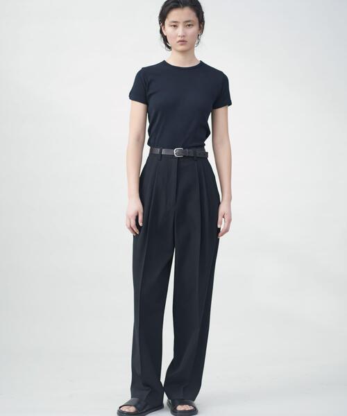 URBAN RESEARCH（アーバンリサーチ）の「new basic　HIGH TWIST WOOL PANTS（その他パンツ・レディース・ブラック/チェック・40/38/36）」の13枚目の写真