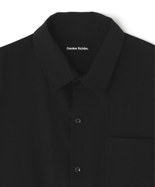 DANKE SCHON(ダンケシェーン)の「【WEB&DEPOT限定】DankeSchon/ダンケシェーン/PTWILL ZIP CARGO S/S SHIRTS(シャツ/ブラウス・レディース・ブラック・M/L)」の6枚目の写真