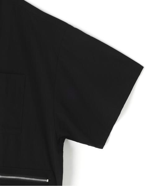 DANKE SCHON(ダンケシェーン)の「【WEB&DEPOT限定】DankeSchon/ダンケシェーン/PTWILL ZIP CARGO S/S SHIRTS(シャツ/ブラウス・レディース・ブラック・M/L)」の5枚目の写真