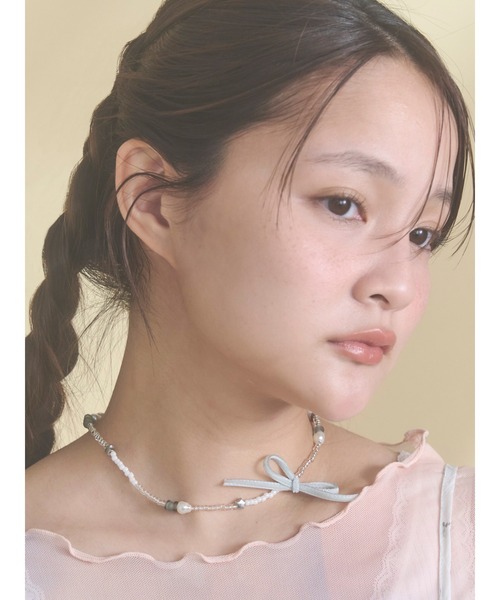 merry jenny（メリージェニー）の「sistars choker necklace（チョーカー・レディース・ミント・FREE）」の10枚目の写真