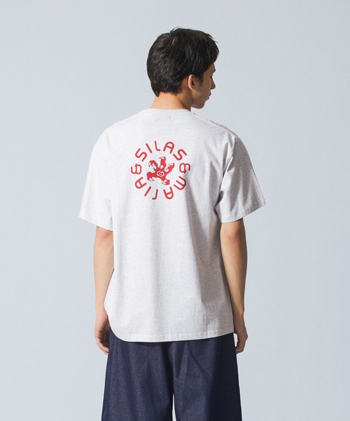 SILAS(サイラス)の「GRASP S/S TEE(Tシャツ/カットソー・メンズ・アッシュ/ブラック/ホワイト/グリーン・M/L/XL)」の3枚目の写真