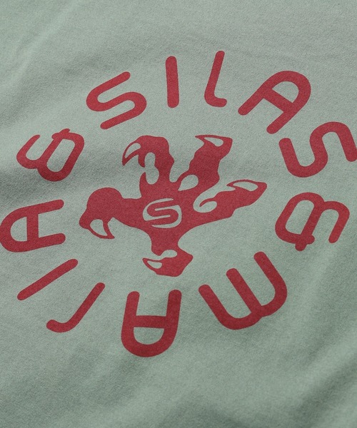 SILAS(サイラス)の「GRASP S/S TEE(Tシャツ/カットソー・メンズ・アッシュ/ブラック/ホワイト/グリーン・M/L/XL)」の7枚目の写真