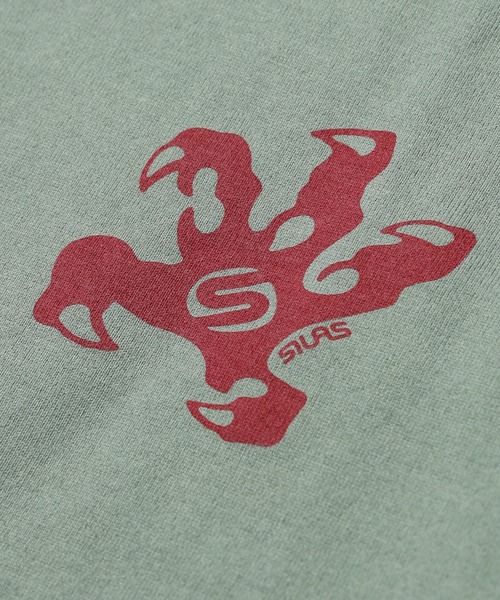 SILAS(サイラス)の「GRASP S/S TEE(Tシャツ/カットソー・メンズ・アッシュ/ブラック/ホワイト/グリーン・M/L/XL)」の8枚目の写真