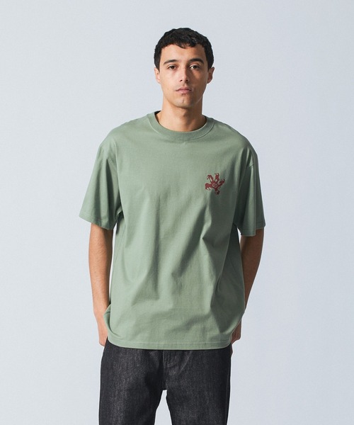 SILAS(サイラス)の「GRASP S/S TEE(Tシャツ/カットソー・メンズ・アッシュ/ブラック/ホワイト/グリーン・M/L/XL)」の14枚目の写真