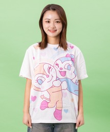 ANPANMAN KIDS COLLECTION | ドキンちゃんコキンちゃんむぎゅっとなかよしTシャツ 大人(Tシャツ/カットソー)