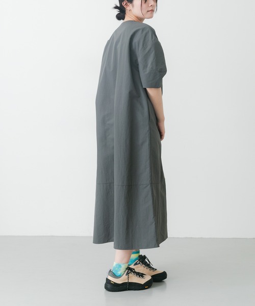 EKAL（エカル）の「『UR TECH』ナイロンタッサーワンピース（ワンピース・レディース・ネイビー/ベージュ/グリーン系その他/グレー/ライトブルー・ONE）」の11枚目の写真