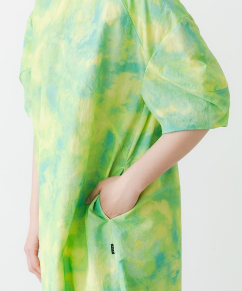 EKAL（エカル）の「『UR TECH』ナイロンタッサーワンピース（ワンピース・レディース・ネイビー/ベージュ/グリーン系その他/グレー/ライトブルー・ONE）」の22枚目の写真