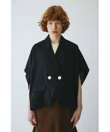 HeRIN.CYE | Relax half sleeve jacket　　リラックスハーフスリーブジャケット(その他アウター)