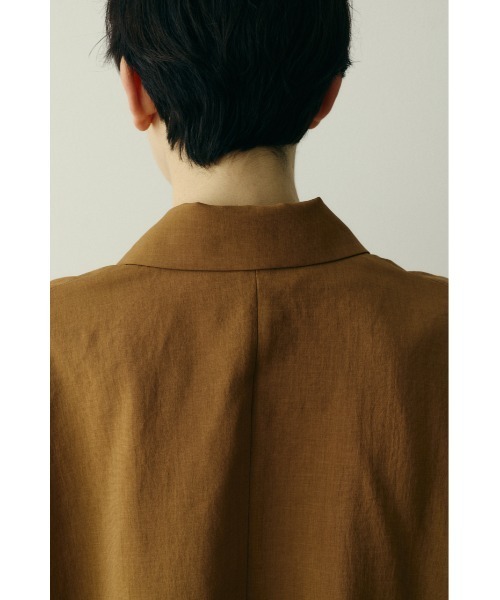 HeRIN.CYE(ヘリンドットサイ)の「Relax half sleeve jacket リラックスハーフスリーブジャケット(その他アウター・レディース・ブラウン/ブラック/グレー・FREE)」の11枚目の写真