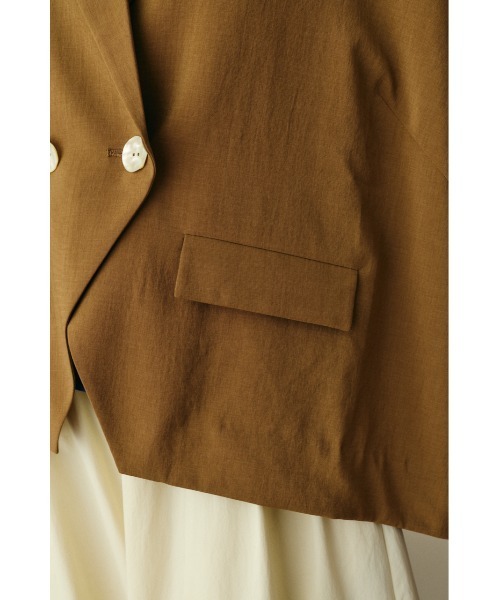 HeRIN.CYE(ヘリンドットサイ)の「Relax half sleeve jacket リラックスハーフスリーブジャケット(その他アウター・レディース・ブラウン/ブラック/グレー・FREE)」の14枚目の写真