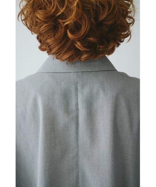 HeRIN.CYE(ヘリンドットサイ)の「Relax half sleeve jacket リラックスハーフスリーブジャケット(その他アウター・レディース・ブラウン/ブラック/グレー・FREE)」の20枚目の写真