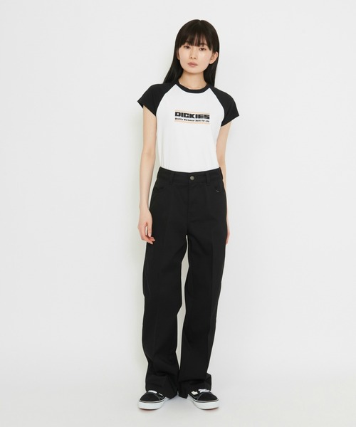 Dickies(ディッキーズ)の「Dicikies/ディッキーズ ユニオン ルーズ ストレートパンツ/ワークパンツ(その他パンツ・レディース・ブラウン/ブラック・26/27/25/28)」の16枚目の写真