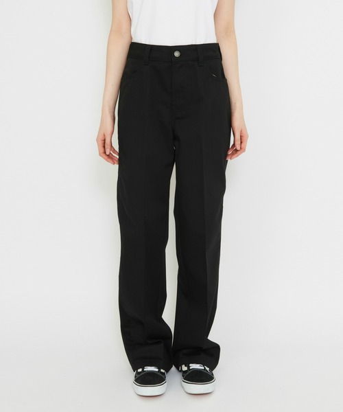Dickies(ディッキーズ)の「Dicikies/ディッキーズ ユニオン ルーズ ストレートパンツ/ワークパンツ(その他パンツ・レディース・ブラウン/ブラック・26/27/25/28)」の5枚目の写真