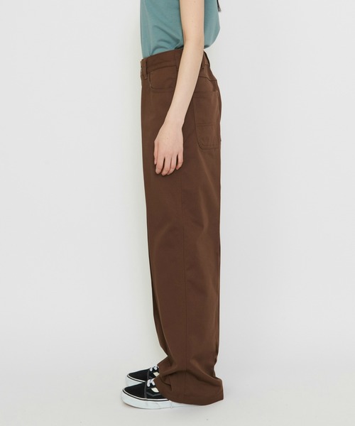 Dickies(ディッキーズ)の「Dicikies/ディッキーズ ユニオン ルーズ ストレートパンツ/ワークパンツ(その他パンツ・レディース・ブラウン/ブラック・26/27/25/28)」の18枚目の写真