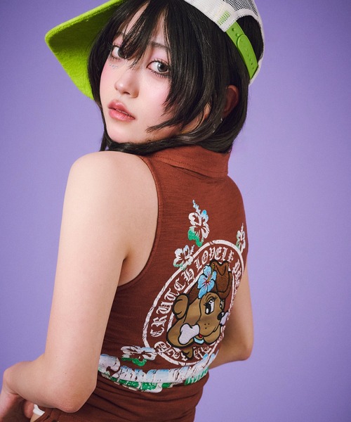 GALFY(ガルフィー)の「【GALFY/ガルフィー】サーファー彼女ポロ(ポロシャツ・レディース・サックスブルー/ホワイト/ブラウン・S/M)」の15枚目の写真