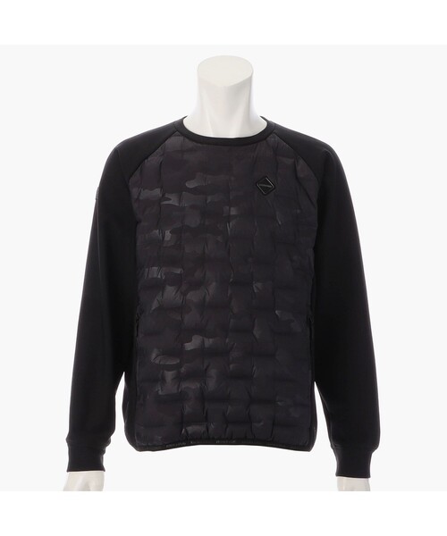 BRIEFING（ブリーフィング）の「【BRIEFING GOLF／ブリーフィングゴルフ】MS HYBRID DOWN CREWNECK（ブルゾン・メンズ・ベージュ/ブラック系その他/ブラック・L/M/XL/S）」の2枚目の写真