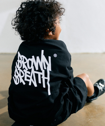 BROWNBREATH KIDS（ブラウンブレスキッズ）の「KIDS TAG COTTON MTM TEE - BLACK（Tシャツ/カットソー）」