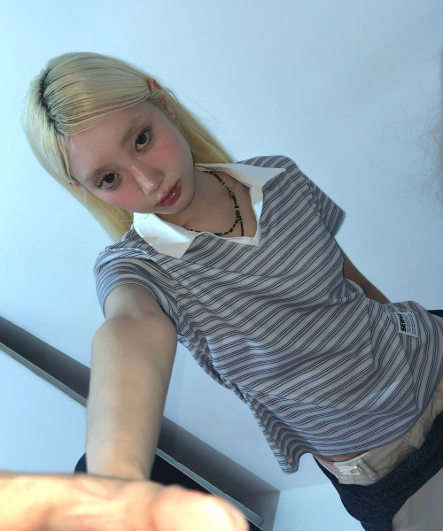 SEW-B（ソービー）の「ソフトセミクロップカラーTシャツ [ソルトグレー]（Tシャツ/カットソー・レディース・その他・FREE）」の3枚目の写真