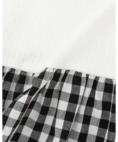 petit main(プティマイン)の「【アニメちいかわ】ドッキングワンピース(ワンピース・キッズ・アイボリー/ネイビー・110cm/90cm/120cm/130cm/80cm/100cm)」の9枚目の写真