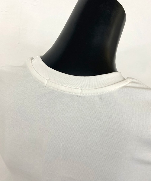 non-hedge(ノンヘッジ)の「ハートプリントメローチビTシャツ(Tシャツ/カットソー・レディース・ブラック/ブラウン/オフホワイト・FREE)」の11枚目の写真