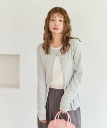 BAYFLOW | [春夏の羽織りに]シアーリブニットクルーカーディガン(カーディガン/ボレロ)