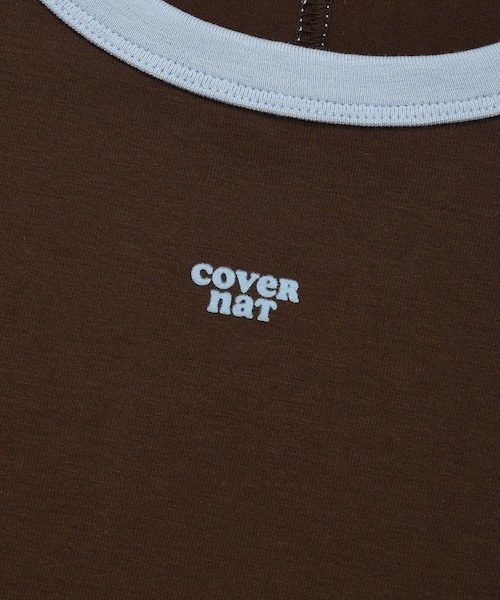 COVERNAT(カバーナット)の「WOMAN BABY FIT RINGER T-SHIRT(Tシャツ/カットソー・レディース・ブラウン/ダークブルー/アイボリー・MEDIUM/SMALL)」の17枚目の写真