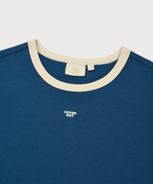 COVERNAT(カバーナット)の「WOMAN BABY FIT RINGER T-SHIRT(Tシャツ/カットソー・レディース・ブラウン/ダークブルー/アイボリー・MEDIUM/SMALL)」の22枚目の写真