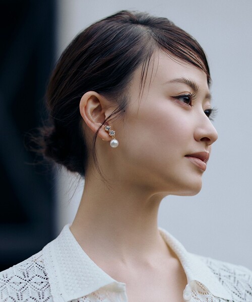 TOCCA(トッカ)の「TROIS BIJOUX&PEARL EARRINGS イヤリング(イヤリング・レディース・ゴールド系/シルバー系・F)」の21枚目の写真