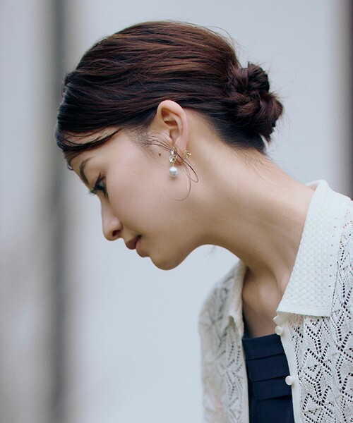 TOCCA(トッカ)の「TROIS BIJOUX&PEARL EARRINGS イヤリング(イヤリング・レディース・ゴールド系/シルバー系・F)」の19枚目の写真