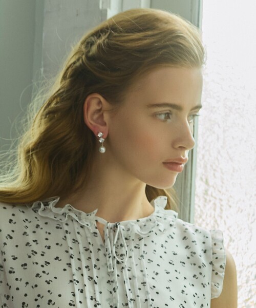 TOCCA(トッカ)の「TROIS BIJOUX&PEARL EARRINGS イヤリング(イヤリング・レディース・ゴールド系/シルバー系・F)」の15枚目の写真