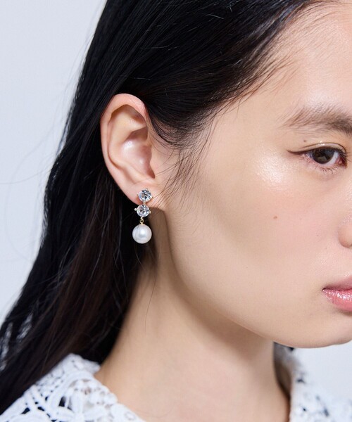TOCCA(トッカ)の「TROIS BIJOUX&PEARL EARRINGS イヤリング(イヤリング・レディース・ゴールド系/シルバー系・F)」の11枚目の写真