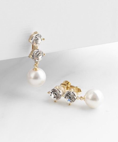 TOCCA(トッカ)の「TROIS BIJOUX&PEARL EARRINGS イヤリング(イヤリング・レディース・ゴールド系/シルバー系・F)」の9枚目の写真