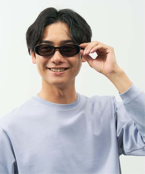 UNITED ARROWS（ユナイテッドアローズ）の「Zoff｜UNITED ARROWS ユナイテッドアローズ オーバル型 サングラス｜カラーレンズ 太縁フレーム おしゃれ 紫外線対策 UVカット 男女兼用 メンズ レディース 男性用 女性用 ユニセックス（サングラス・レディース・ブラウン/ブラック/ブラック系その他・FREE）」の18枚目の写真