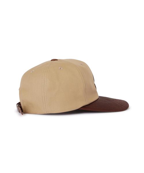 schott（ショット）の「Schott/ショット/WAPPEN 6P CAP/ワッペン シックスパネル キャップ（キャップ・メンズ・ブラウン/ブラック・F）」の5枚目の写真