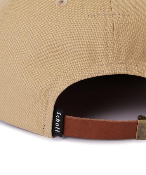 schott（ショット）の「Schott/ショット/WAPPEN 6P CAP/ワッペン シックスパネル キャップ（キャップ・メンズ・ブラウン/ブラック・F）」の8枚目の写真