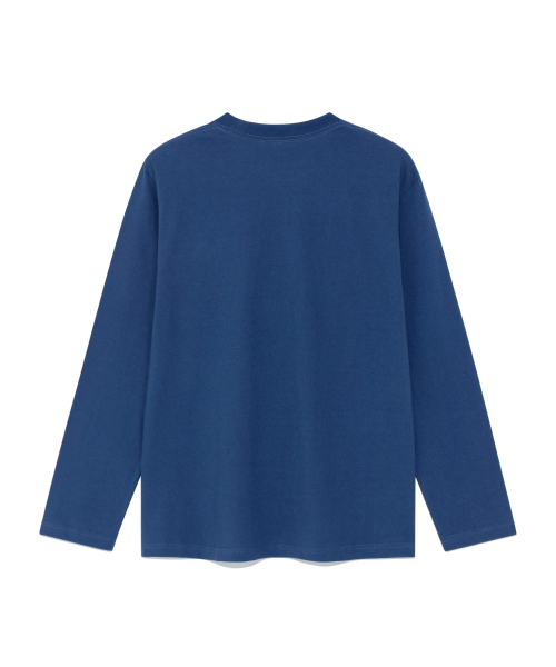 THECOLDESTMOMENT（ザコールデストモーメント）の「TCM mini logo label long sleeve (dark navy)（Tシャツ/カットソー・レディース・その他・MEDIUM/LARGE）」の3枚目の写真