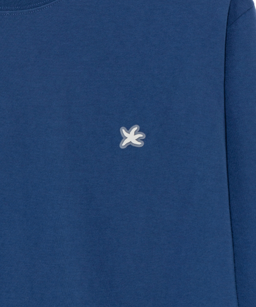 THECOLDESTMOMENT（ザコールデストモーメント）の「TCM mini logo label long sleeve (dark navy)（Tシャツ/カットソー・レディース・その他・MEDIUM/LARGE）」の4枚目の写真